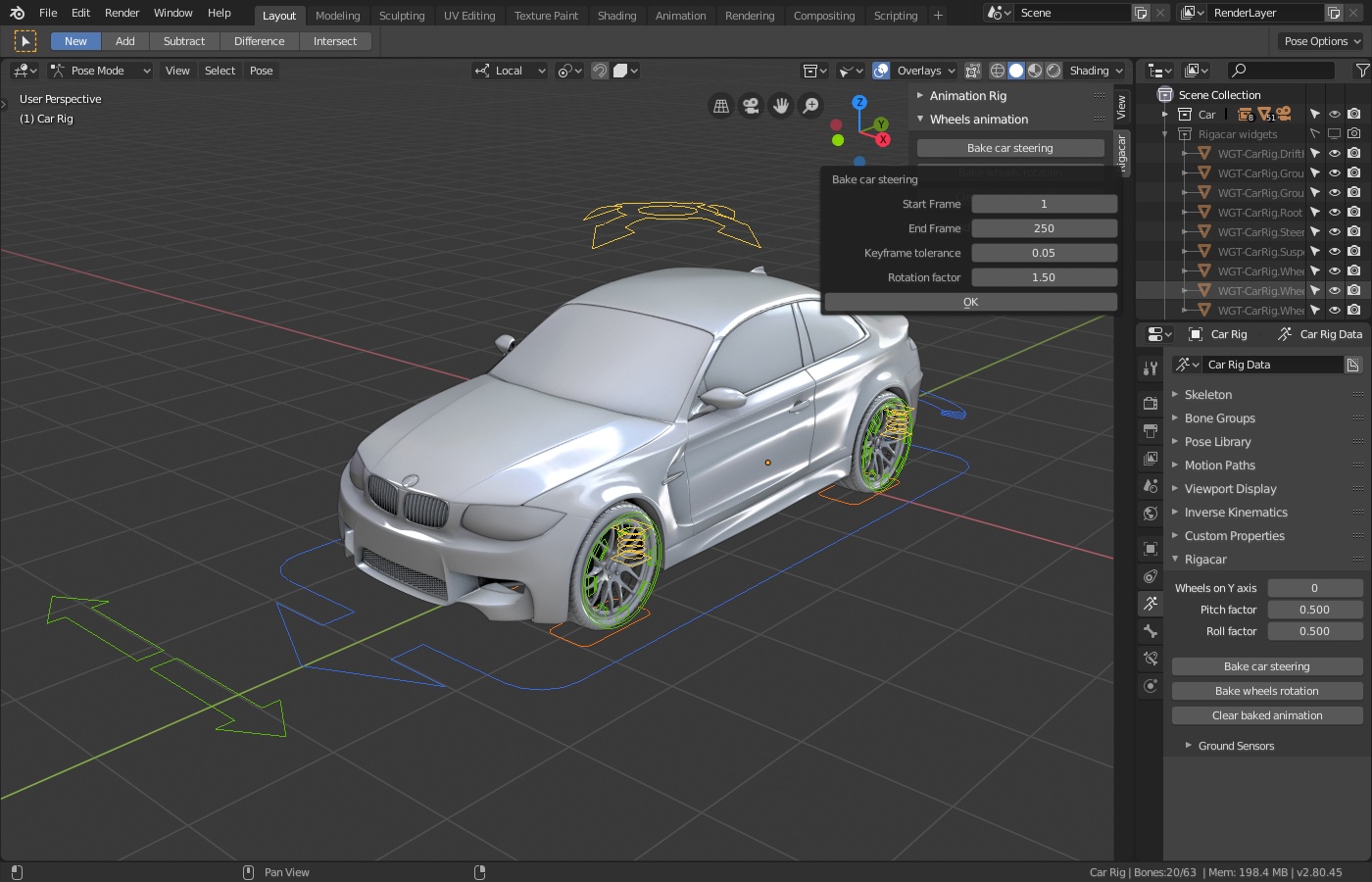 3D Car Navigation in Blender 2.9 - 3D Animation Process cc_166
