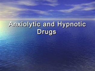 Anxiolytic & Hypnotic Drugs cc_486