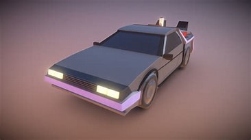 Back to the Future DeLorean - Blender 2.8 Low Poly 3D Modeling Tutorial cc_660