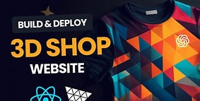 Build and Deploy an AI-Powered 3D Website Using React | 2023 Three JS Course Tutorial for Beginners cc_872